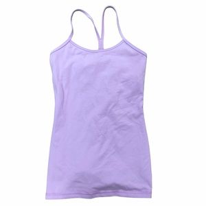 Women's Lululemon Power Y Tank Top Purple Size 4